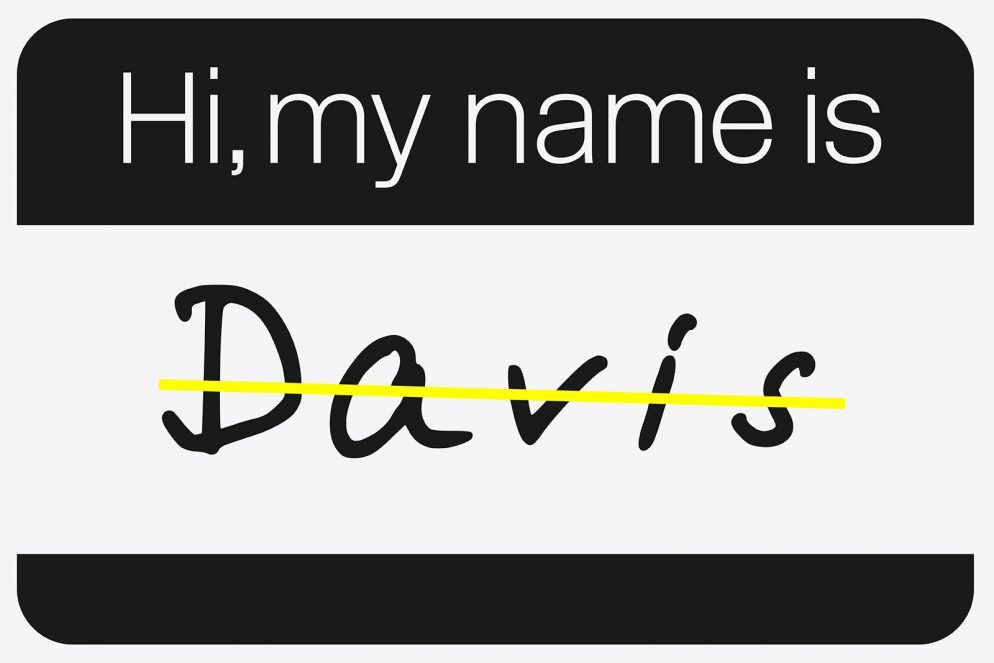 O Street - Spelling your own name wrong - Hi my name is Davis