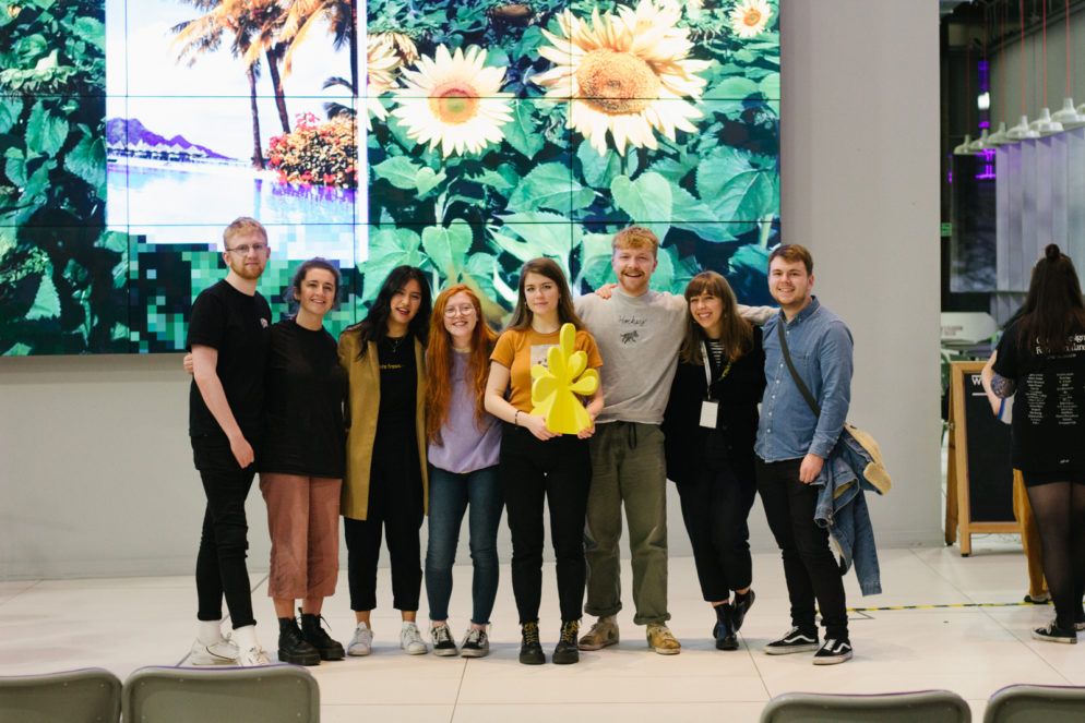 The Live Project group from Graphic Design Festival, Scotland. 2019